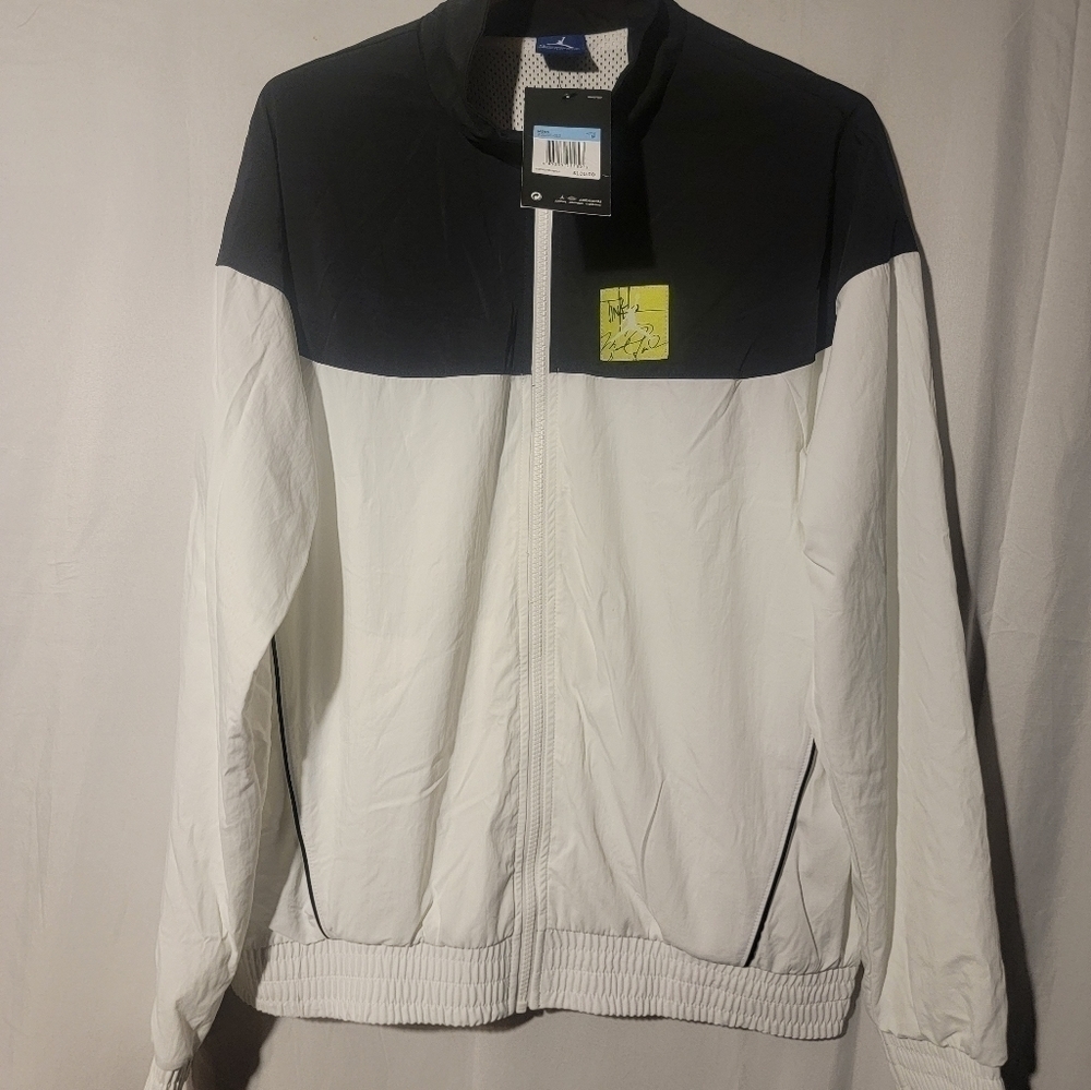 Nike Men's Air Jordan LEGACY TINKER STARTER Jacket Black/White Size Medium